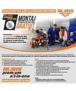 Masina de tuns gazon pe acumulator RURIS RXRI 4645 Ae {contine acumulator+incarcator}